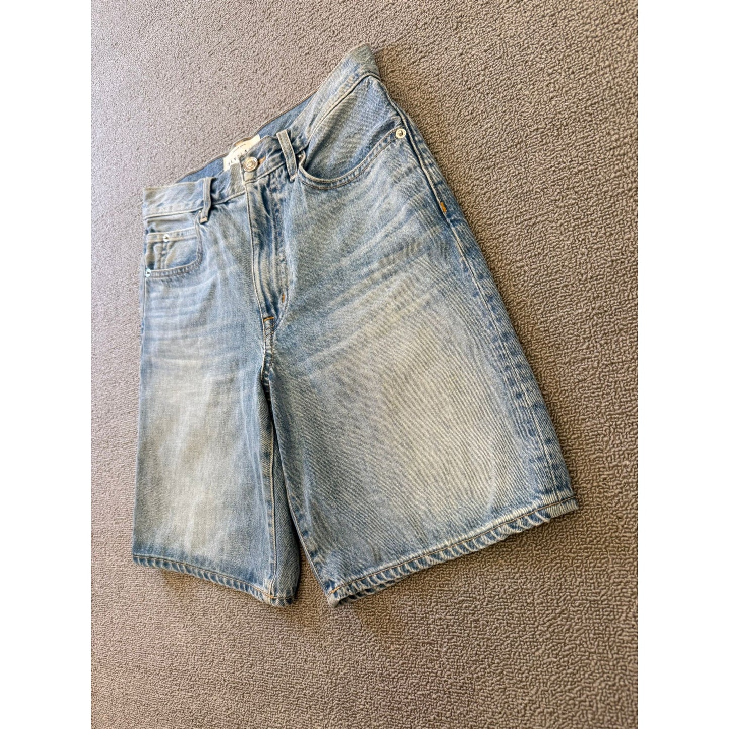 SLVRLAKE Womens Light Wash Denim London Shorts Size 26 Temecula Sunrise