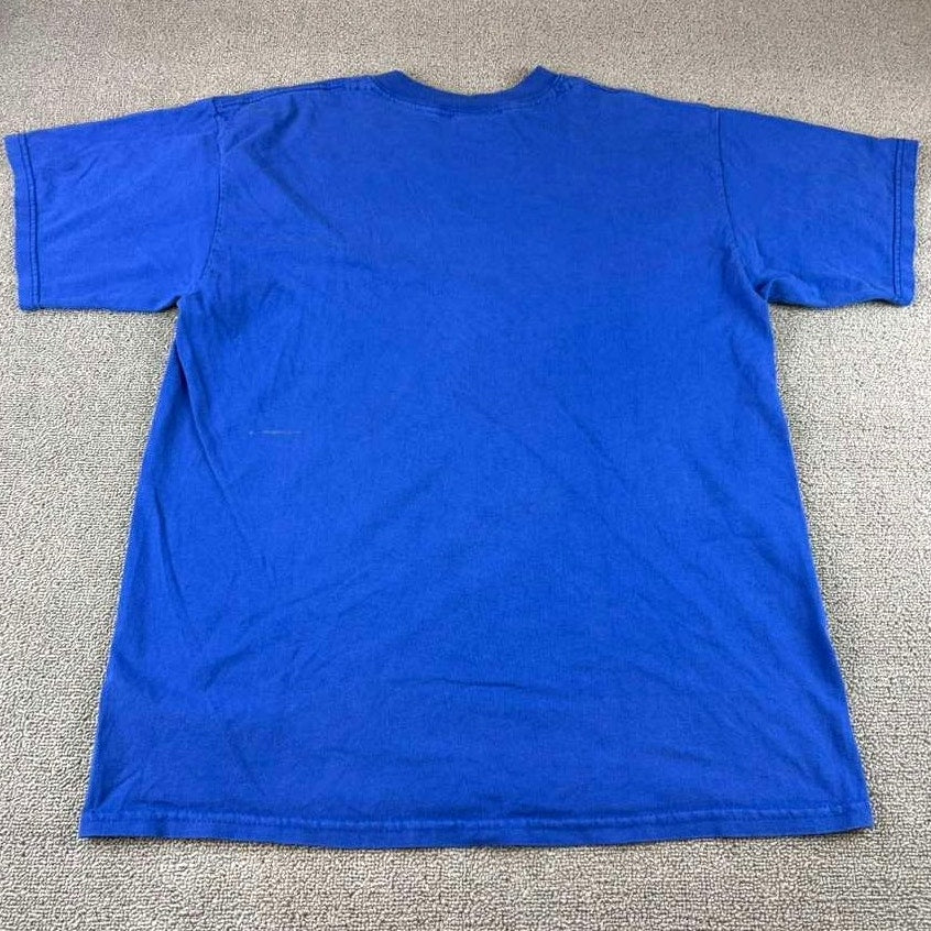Vintage 90s Walt Disney World Medium Blue Mickey Mouse Embroidered T-Shirt
