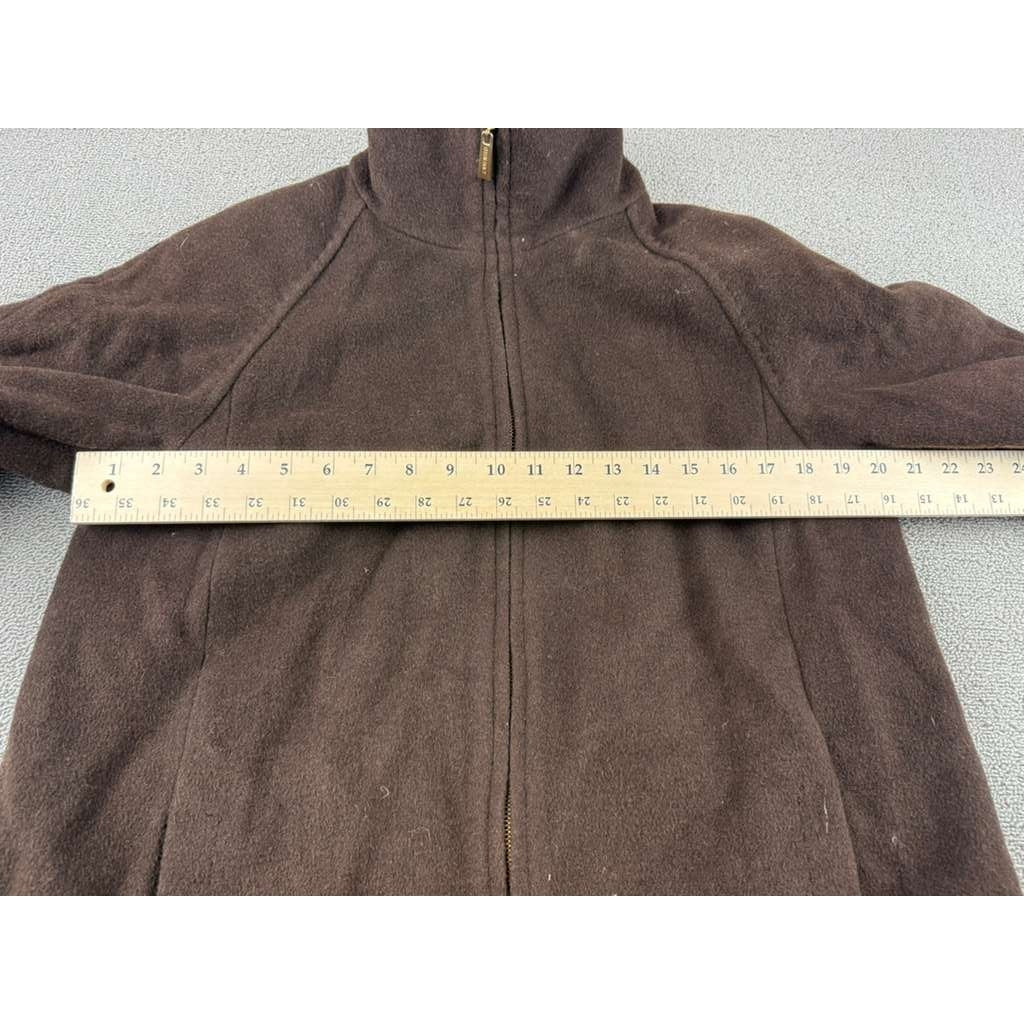 Ellen Tracy Women's Size 12 Chocolate Brown Wool Blend Winter Coat