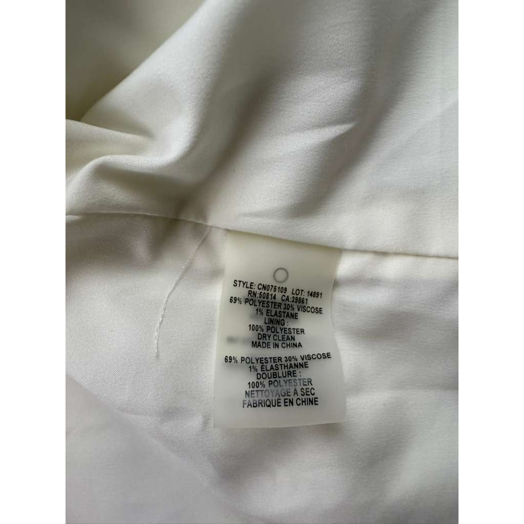 Elie Tahari Women's Size 4 White Business Office Blazer Jacket