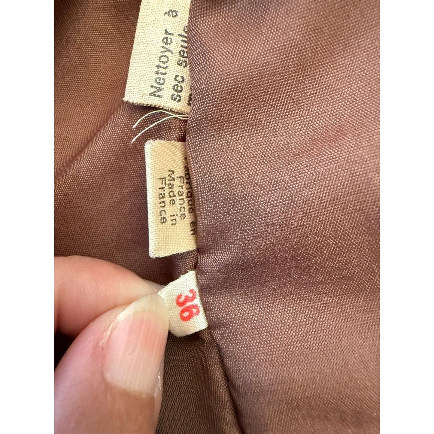 Jacqueline C Paris Leather Bomber Jacket W 36 Shearling Collar Vintage Aviator