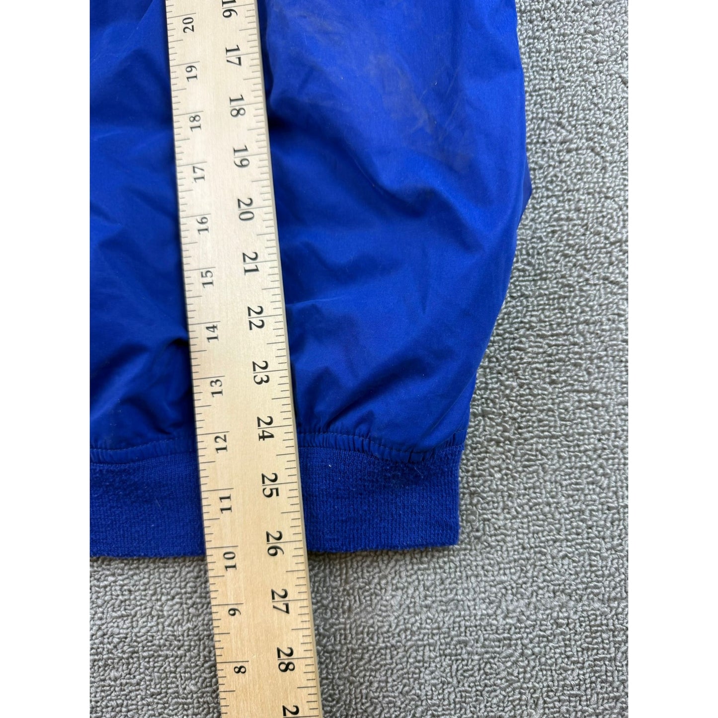 Vintage 1996 M&M Jacket Men's Medium Blue Embroidered Planet Mars Taiwan Made