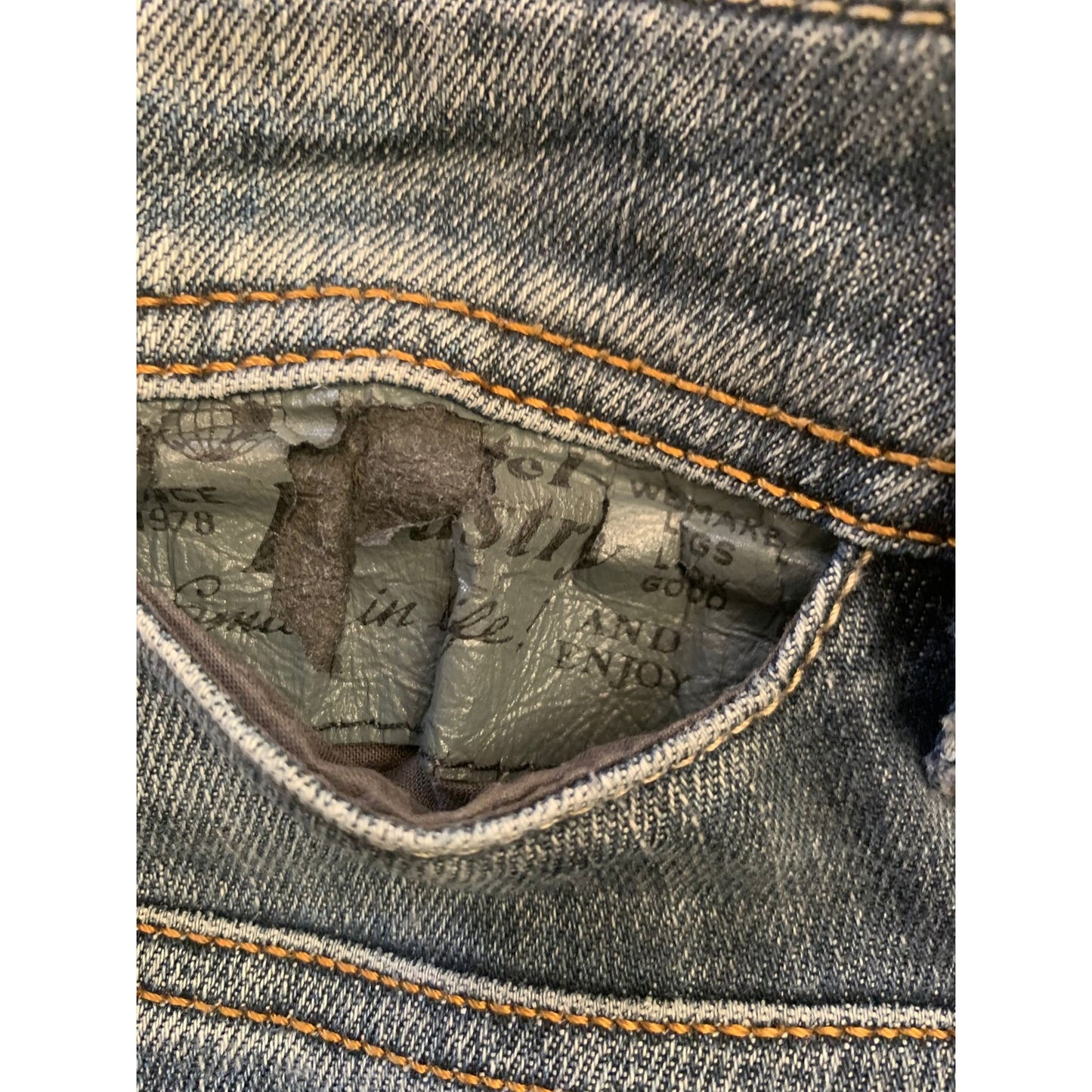 Y2K DIESEL Men's 38 "Industry" Denim Division Straight Leg Jeans
