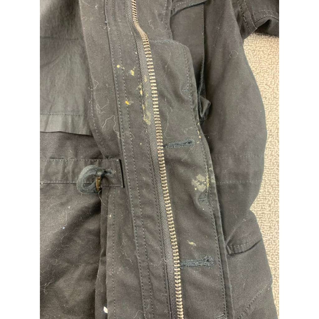 Polo Ralph Lauren Women Large Black Southwestern Aztec Military Field Jacket