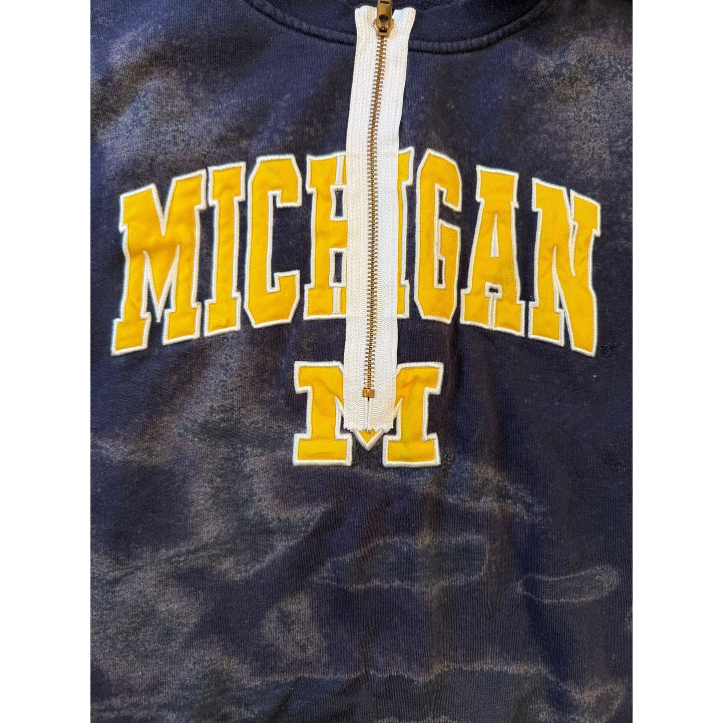 Stadium Athletics Men Large Blue Michigan Pullover Crewneck Sweatshirt