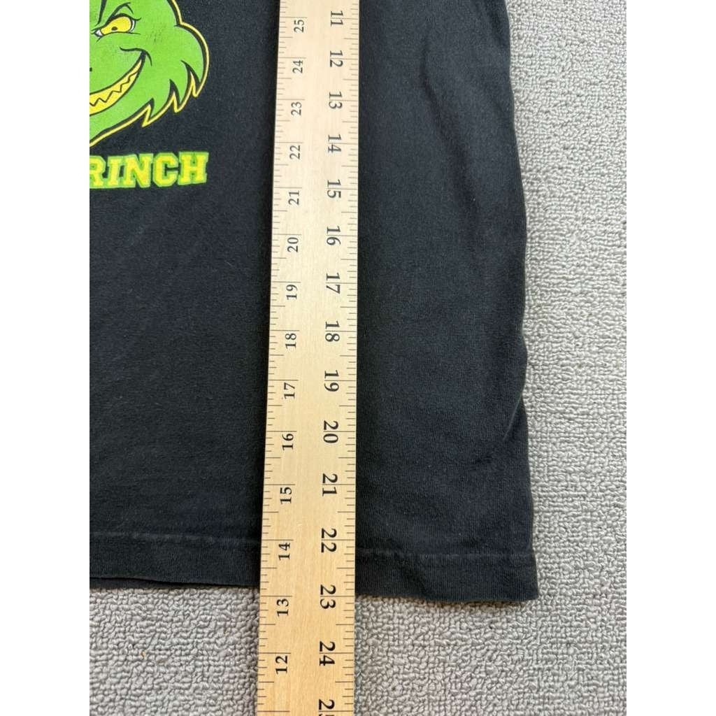 Dr. Seuss Grinch “U R A Mean 1” Long Sleeve T-Shirt Vintage 90s/00s Black Men XL