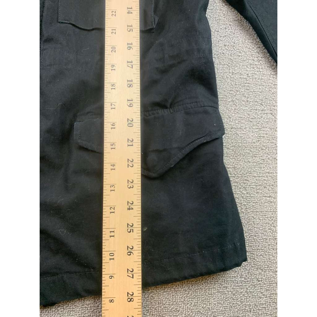 Polo Ralph Lauren Women Large Black Southwestern Aztec Military Field Jacket