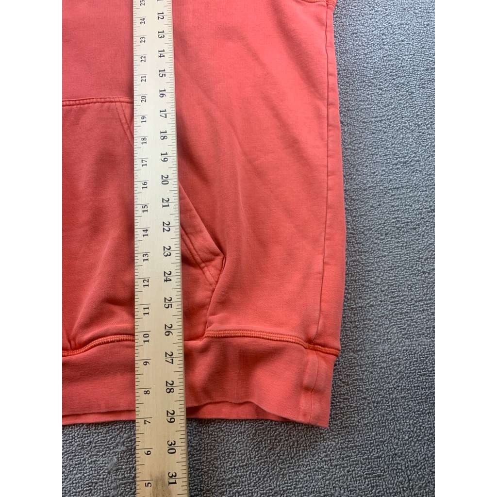 Adidas Originals Dyed Hoodie Men 2XL Coral Pullover Sweatshirt