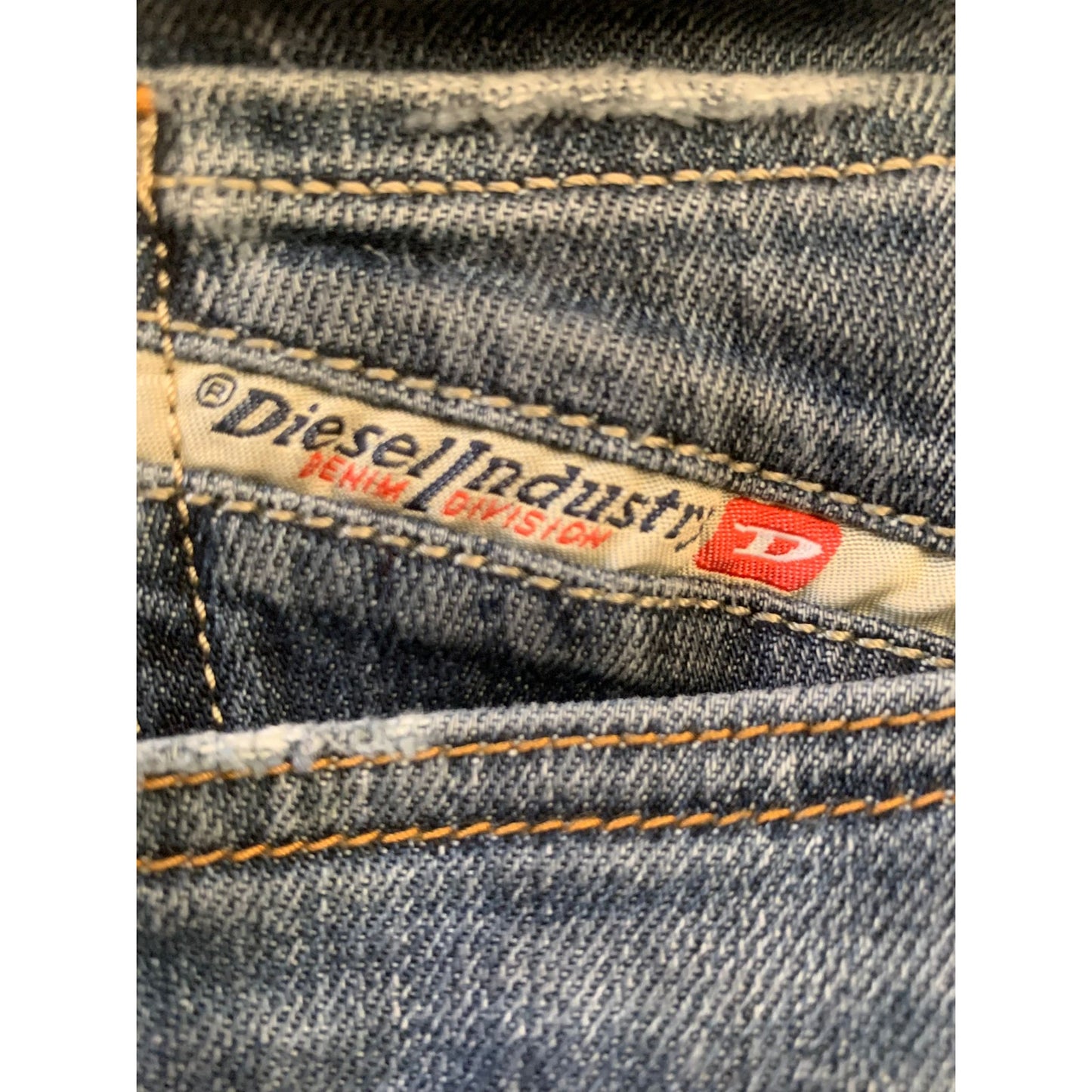 Y2K DIESEL Men's 38 "Industry" Denim Division Straight Leg Jeans