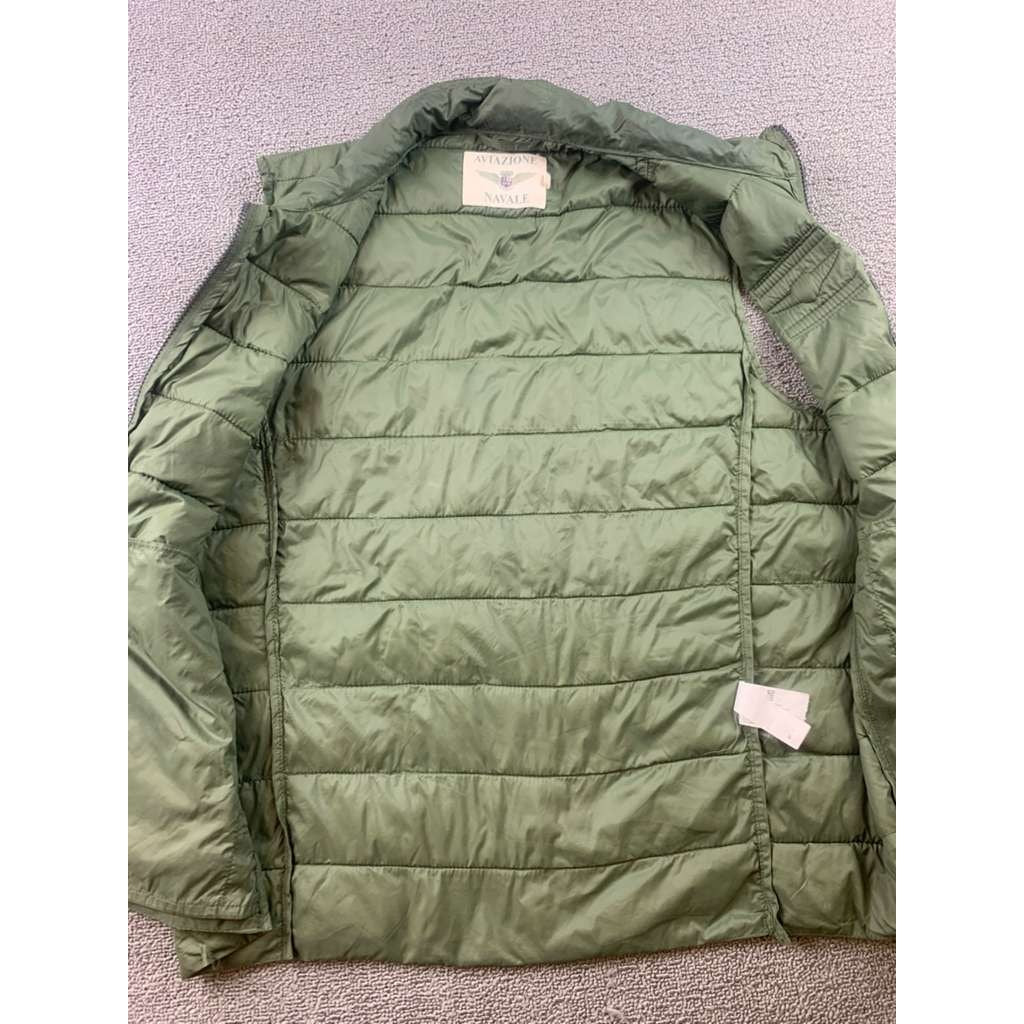 Aviazione Navale Puffer Aviation Vest Men's Small  Italian Navy And Wings Patch