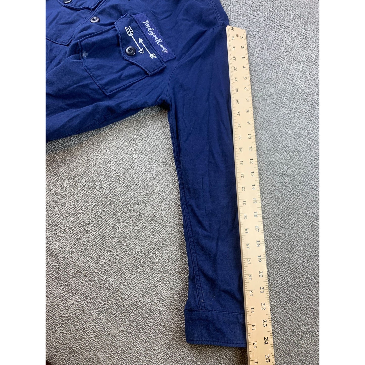 Zara Womens Large Shacket Blue Denim Everything Starts With A Blank Canvas