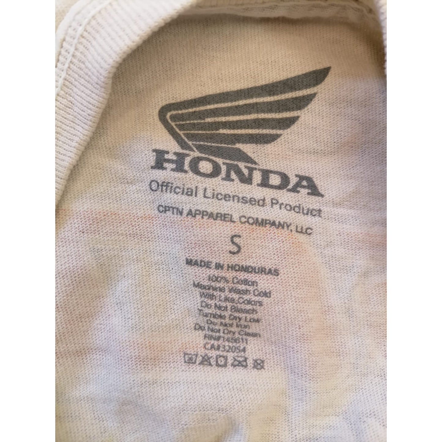 Honda Male S Powersports World Champions Motorcycle Racing Graphic T-Shirt