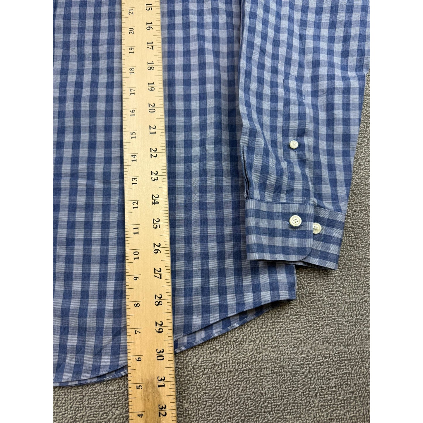 Brooks Brothers Regent Button Down Shirt Men's Large Blue Plaid Colorful Preppy