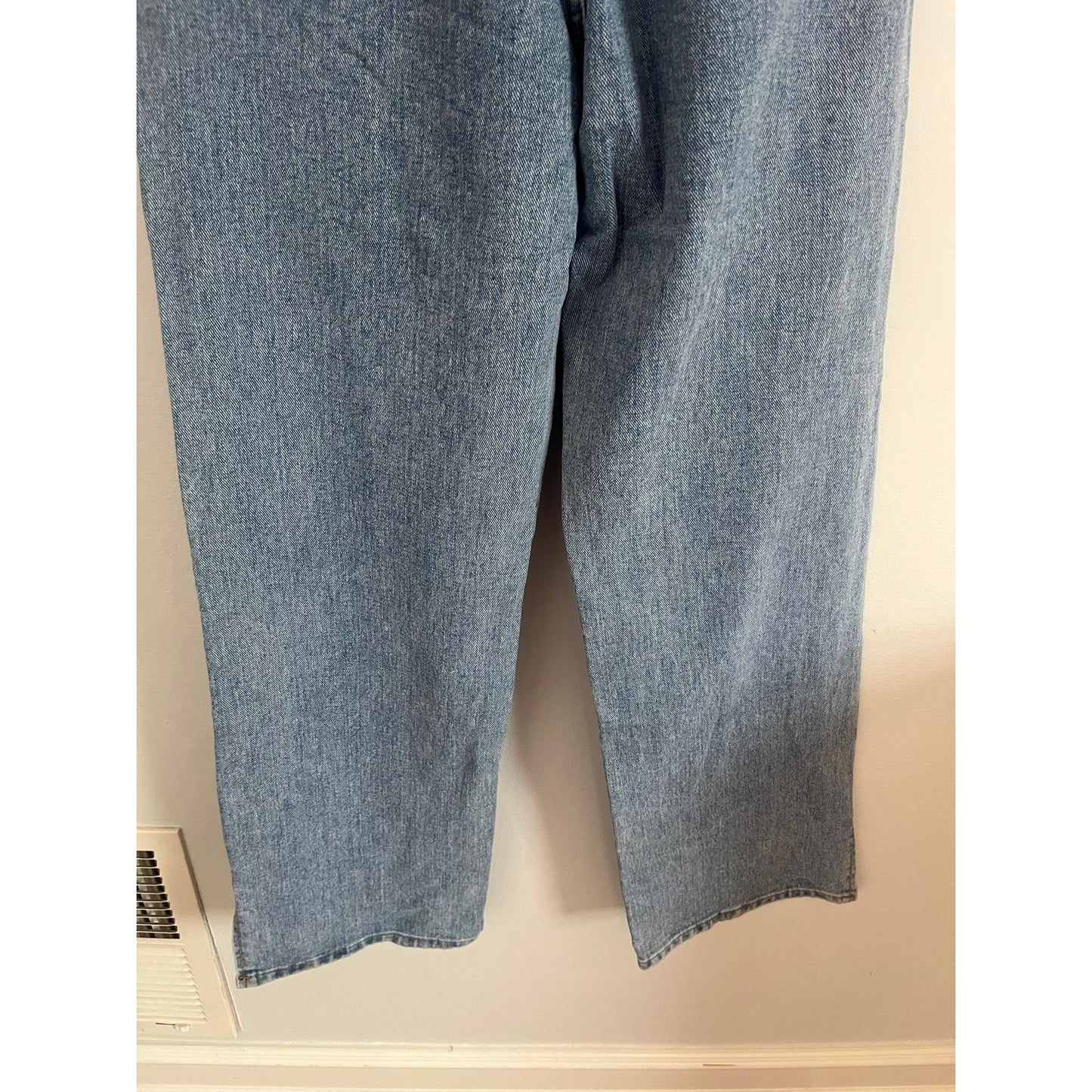Magnolia Jeans Women 36 Blue High Rise Crossover Waist Straight Leg