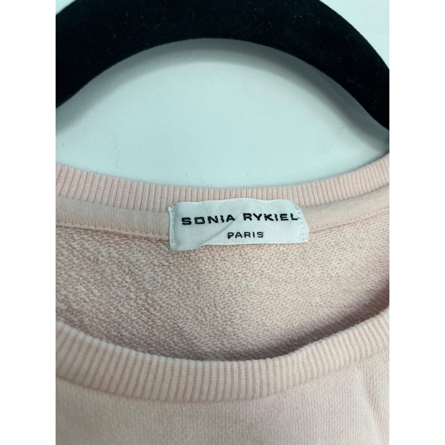 Sonia Rykiel Paris Sweatshirt Women 12Y Pink Floral Graphic Puff Sleeve
