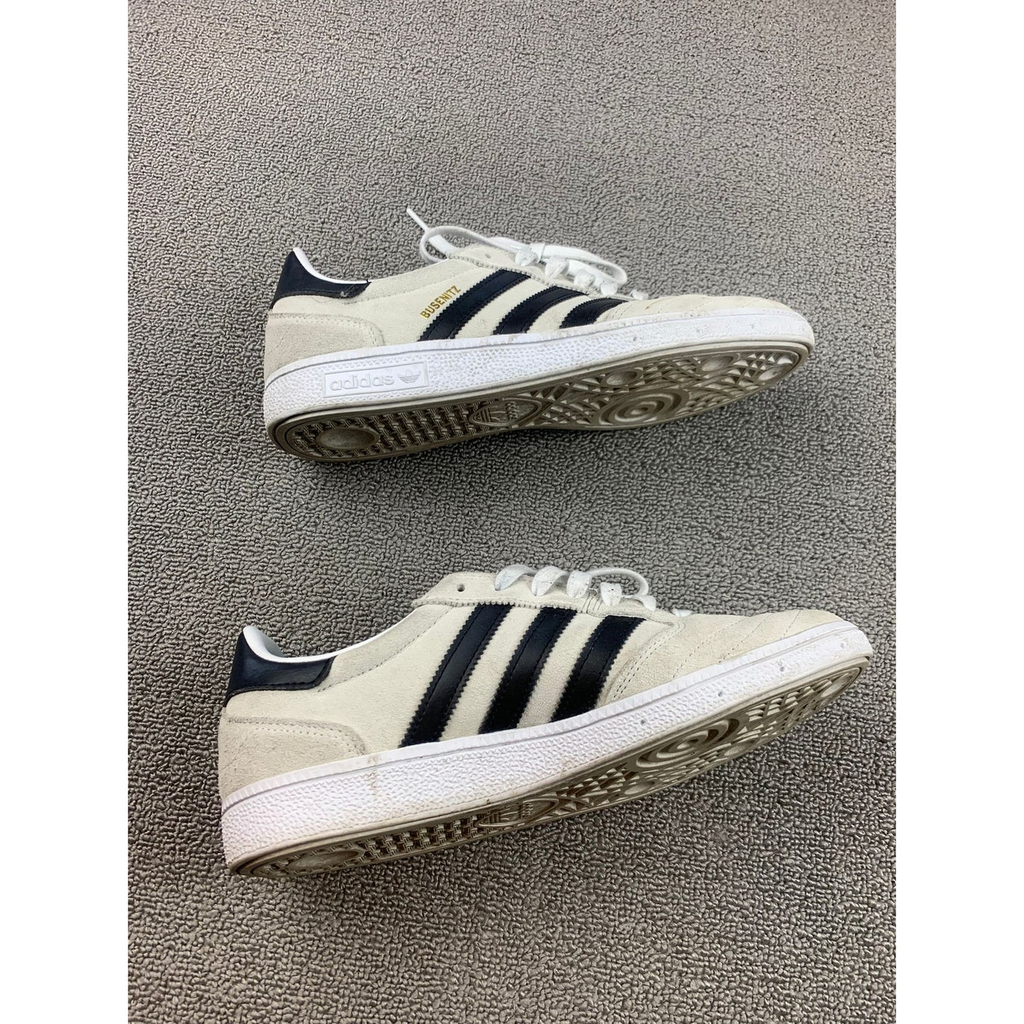 Adidas Busenitz Vintage Men US 9 Gray Shoes Skateboarding Casual Sneakers