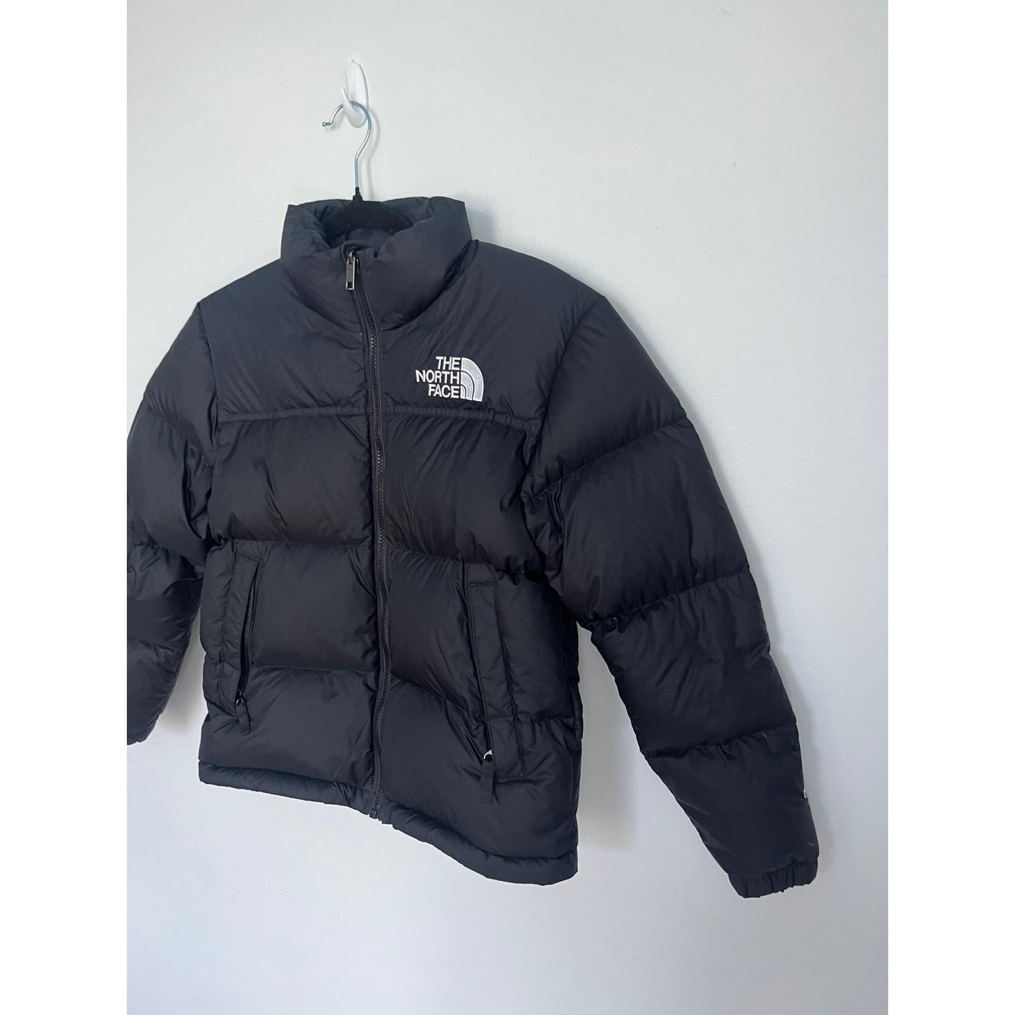 The North Face Puffer Jacket Teen Unisex L Black Insulated Winter Coat