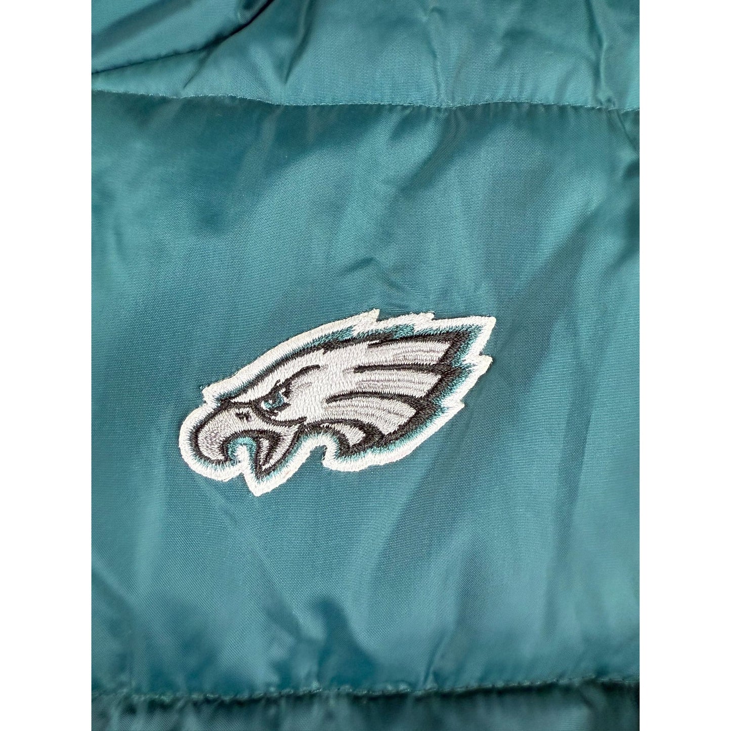 WEAR By Erin Andrews Women's XXL Green Philadelphia Eagles Puffer Vest
