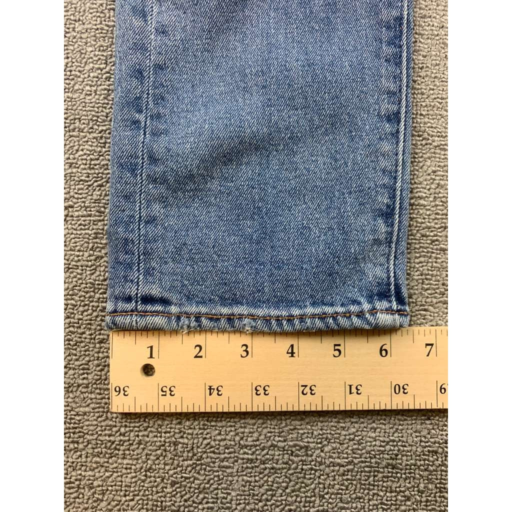 Levi’s 505C Men’s Straight Jeans W30 L32 Light Wash Distressed Blue Denim Pants