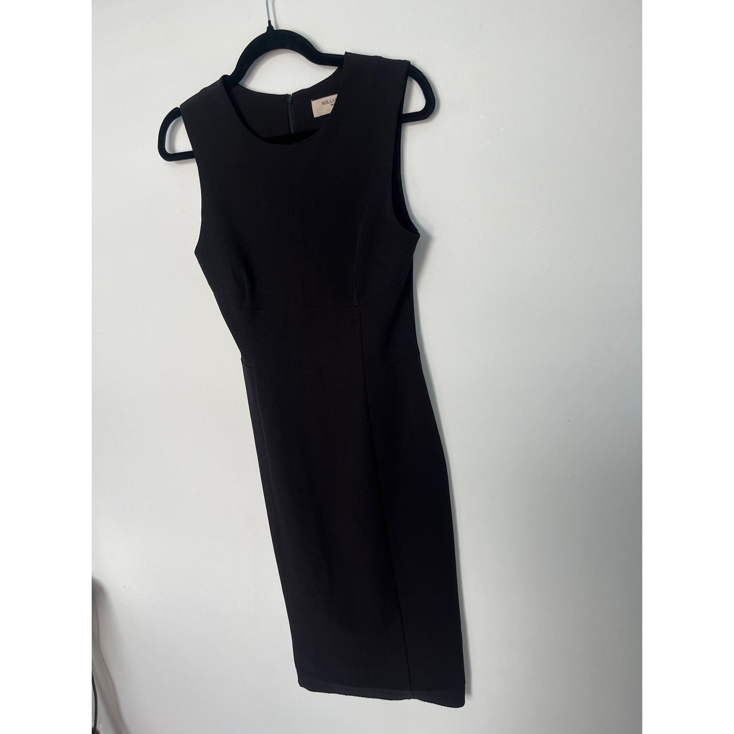 MM Lafleur Sheath Dress Women 4 Black Sleeveless Work Office Minimalist