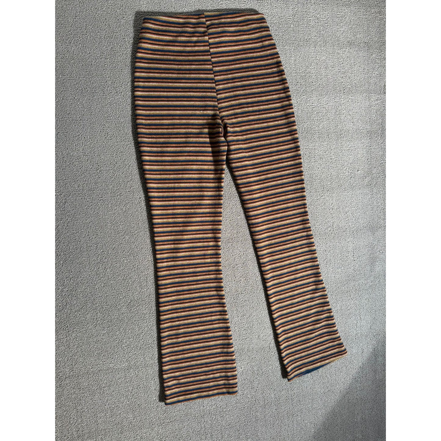 Urban Outfitters Striped Flare Pants Women S Multicolor Retro