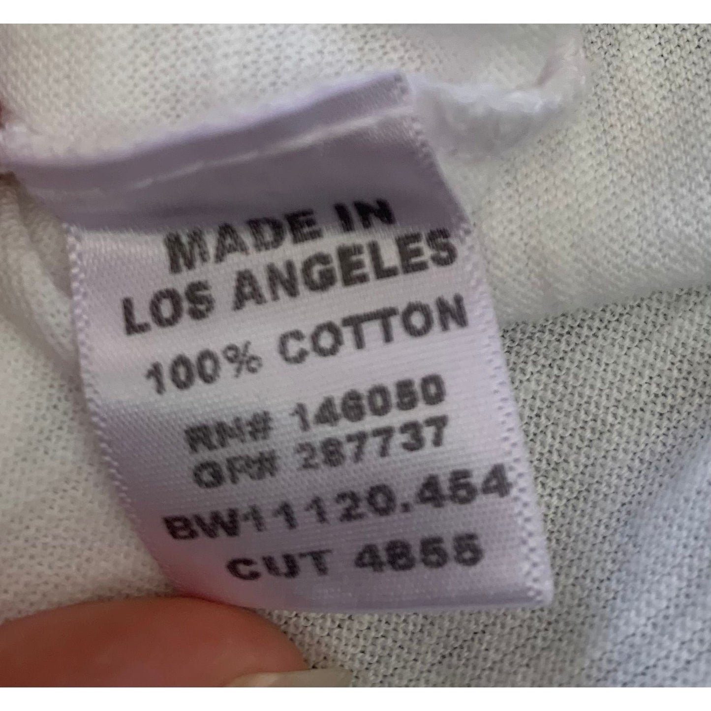 Buck Mason Men's Medium White Tank Top Made In USA