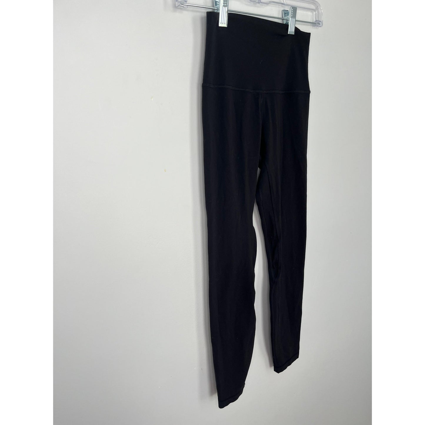 Lululemon Leggings Women 2 High Rise Black Yoga Pants Stretch Nylon
