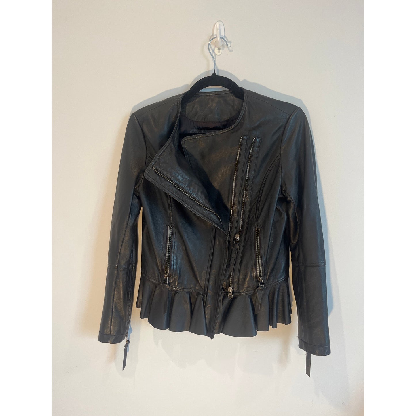 Save The Queen Leather Jacket women’s size small