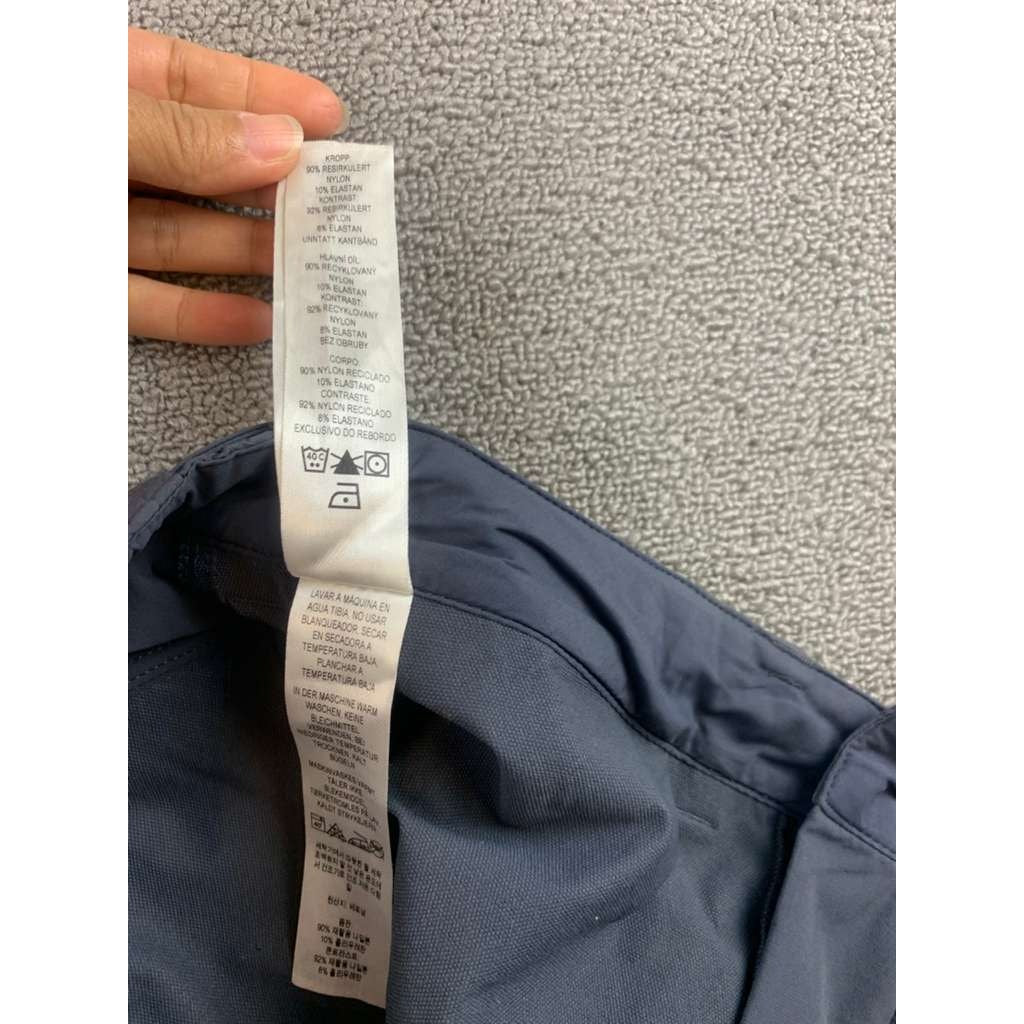 Patagonia Women 10 Gray Point Peak Trail Pants Hiking Nylon Blend Zip Pocket