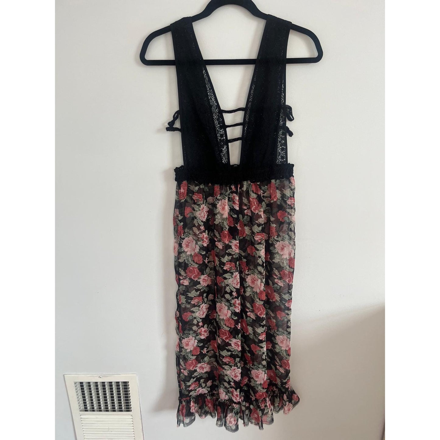 Intimately Free People romper Women S Floral Lace Sheer