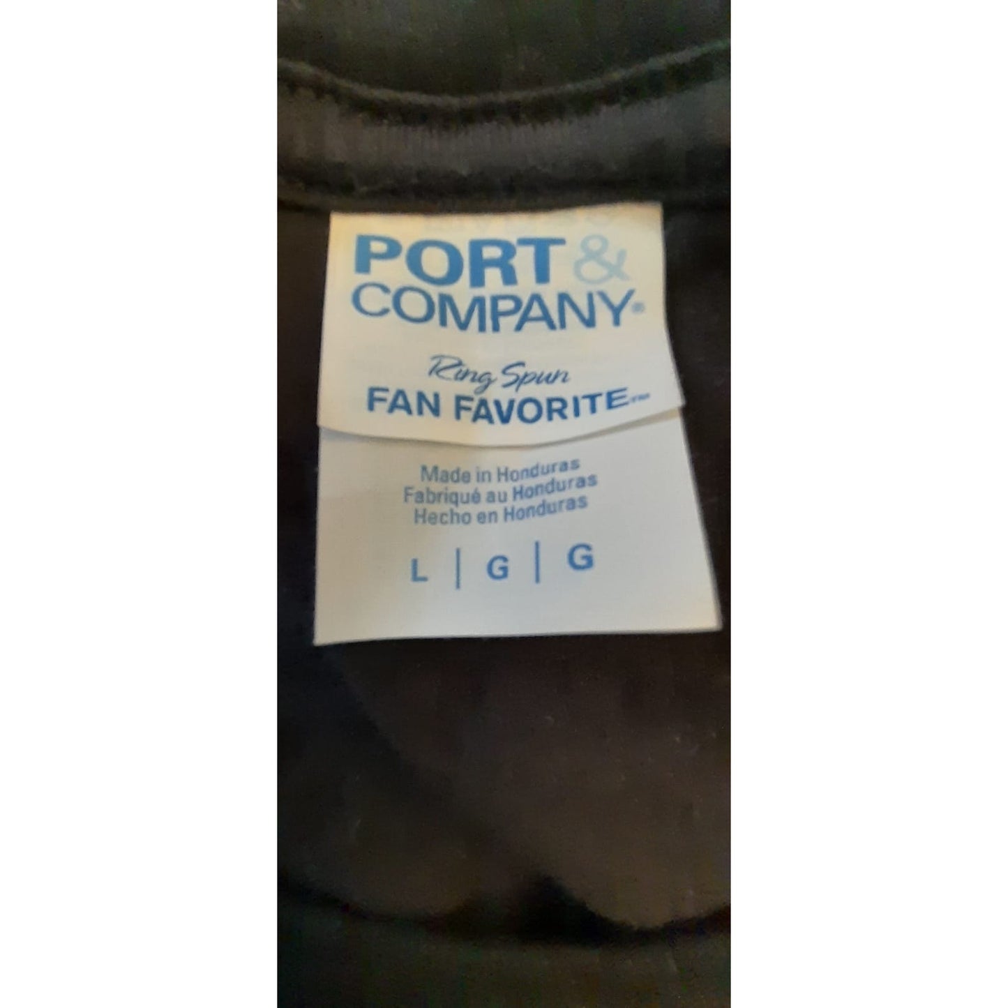 Port & Company Mens L Black Woodstock 1969 Graphic T Shirt