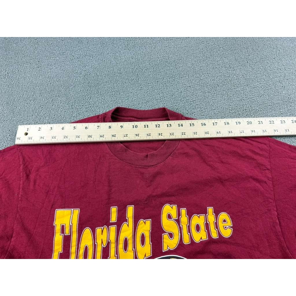 Hanes Heavyweight Florida State Seminoles T-Shirt XL USA Made 90s Single Stitch