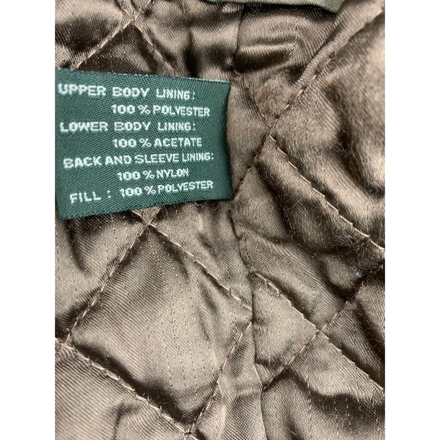 Weatherproof Mens Large Green Bomber Style Jacket