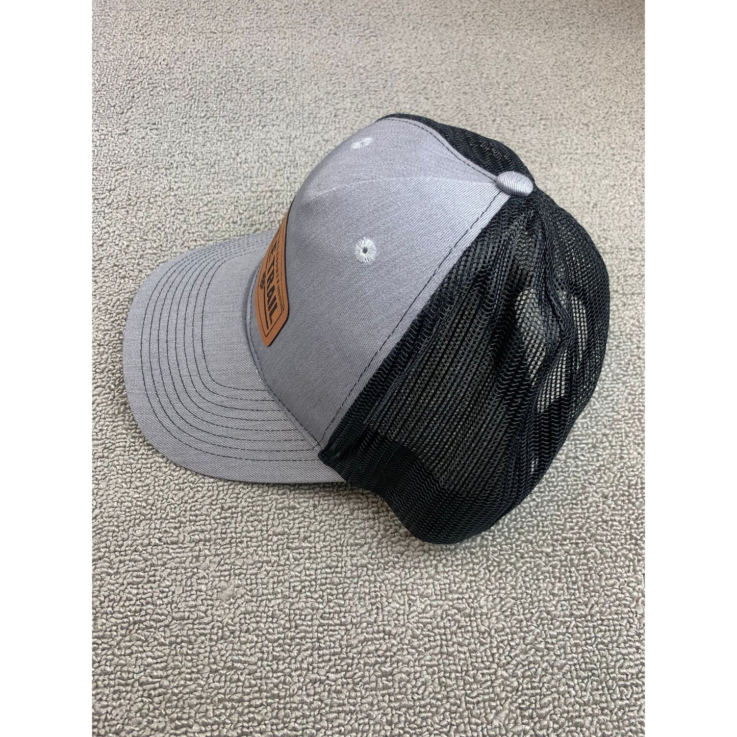 Port Authority Men's One Size Gray Black Bucks County Ale Trail Hat