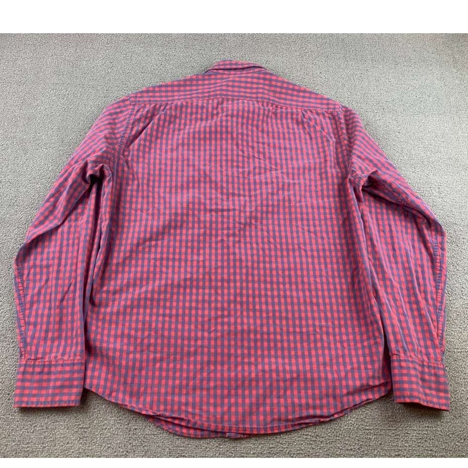 J.Crew Button Down Shirt Men's Medium Slim Fit Plaid Long Sleeve 100% Cotton