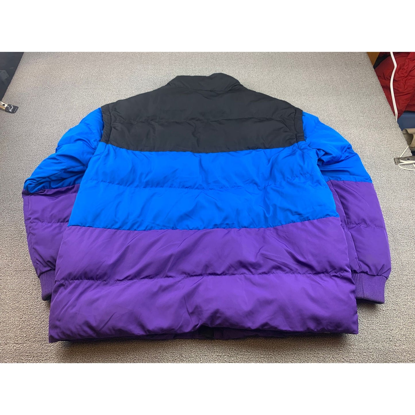 Lego X Target Mens Medium Blue Purple Black Detachable Vest Puffer Jacket Coat