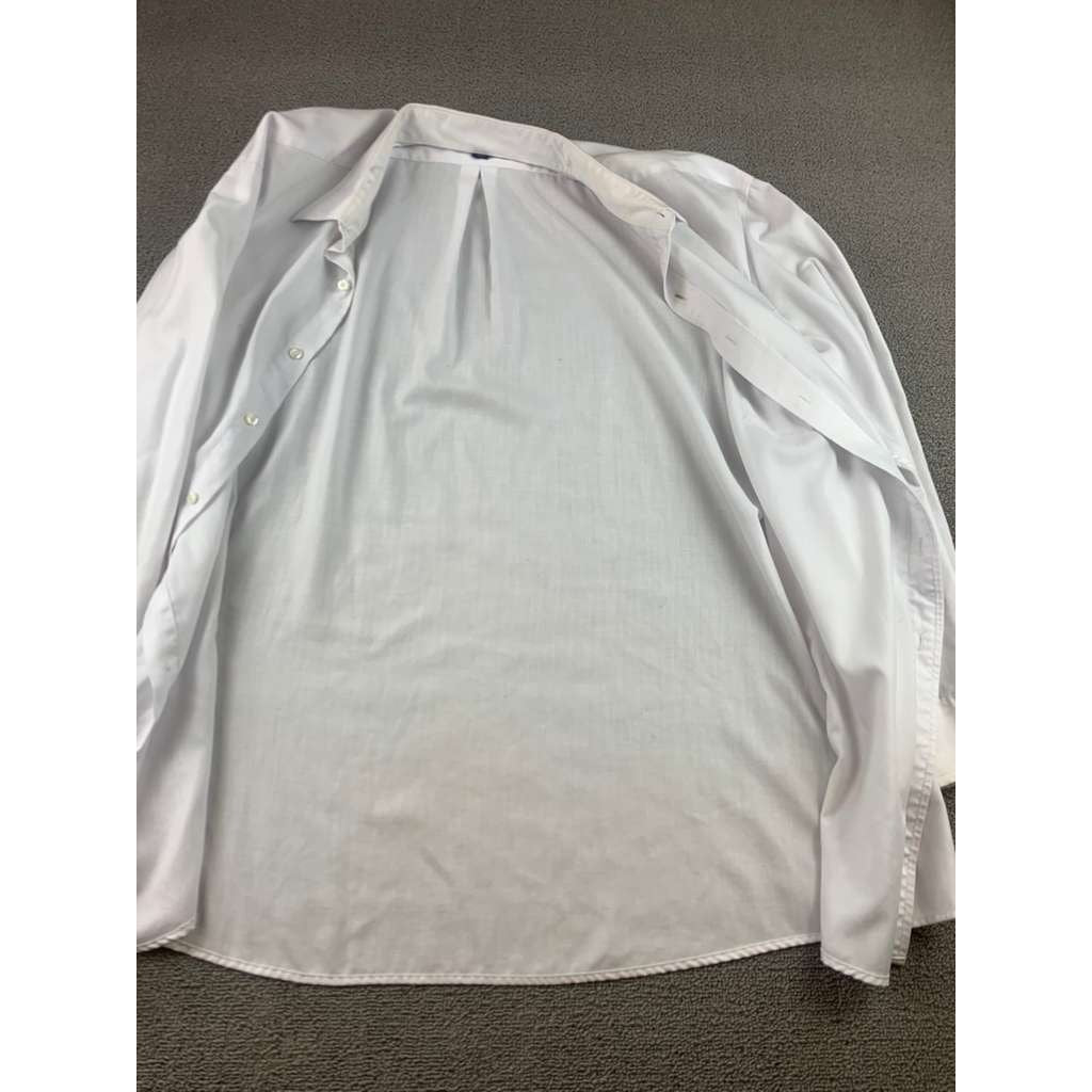 US POLO ASSN. White Button-Down Dress Shirt Wrinkle-Free Men's Size Extra Large