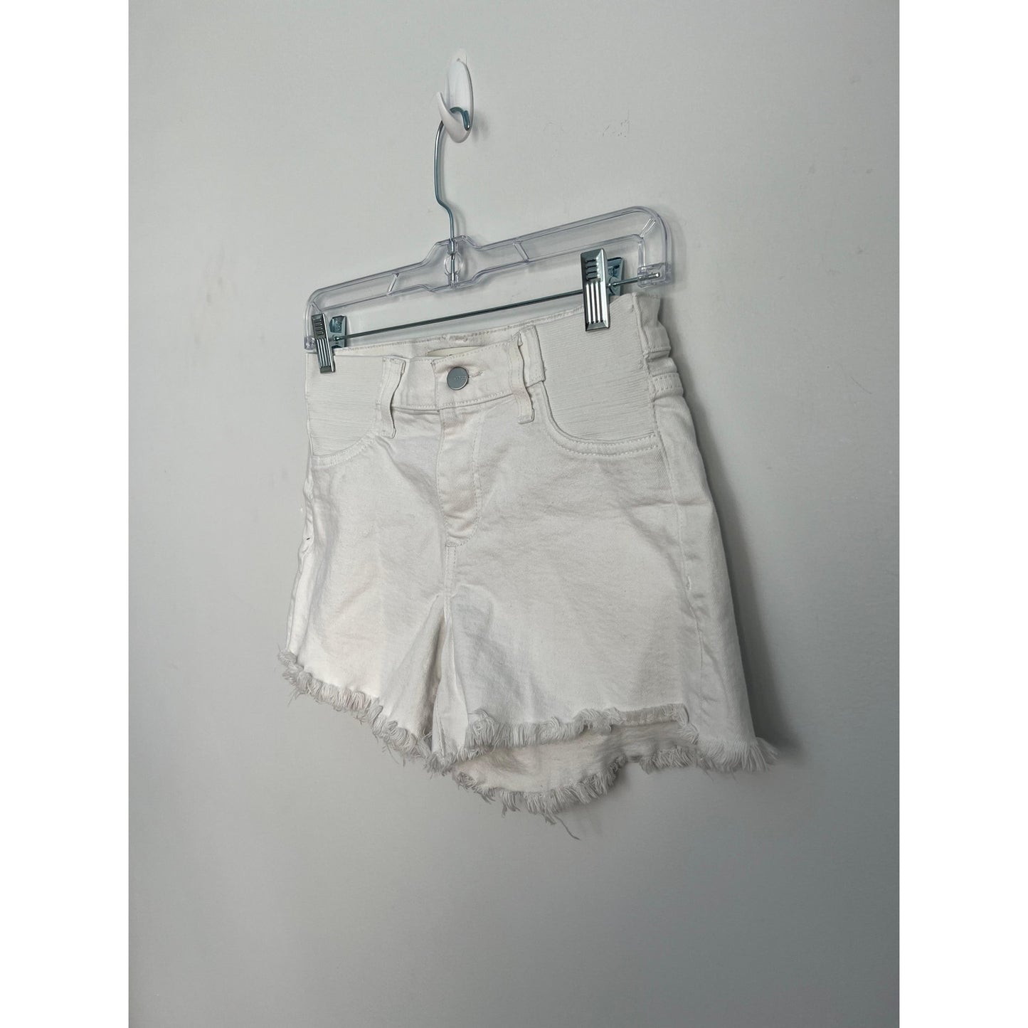 Joes Jeans Ozzie Shorts Women 25 White Denim Cutoff Frayed Hem 4 Inch