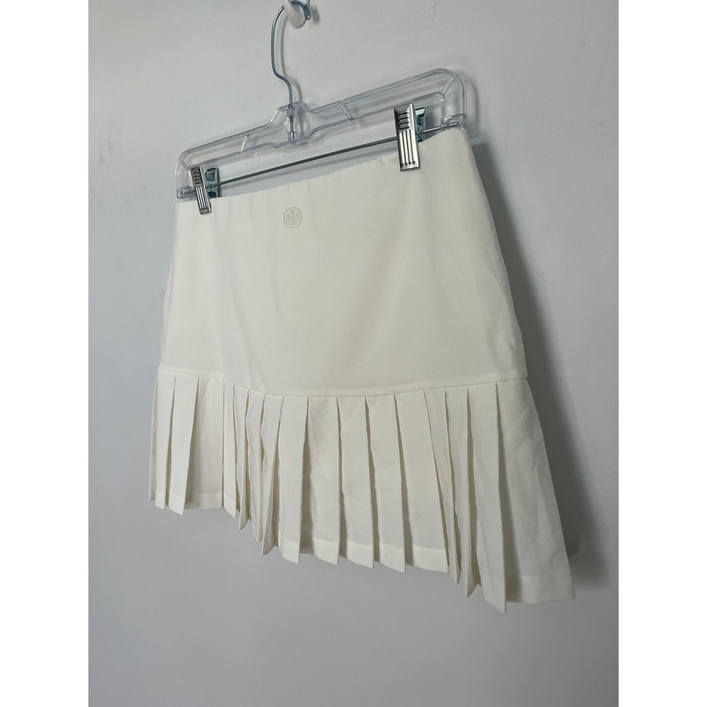 Tory Sport Pleated Tennis Skirt Womens S White Athletic Stretch Skort