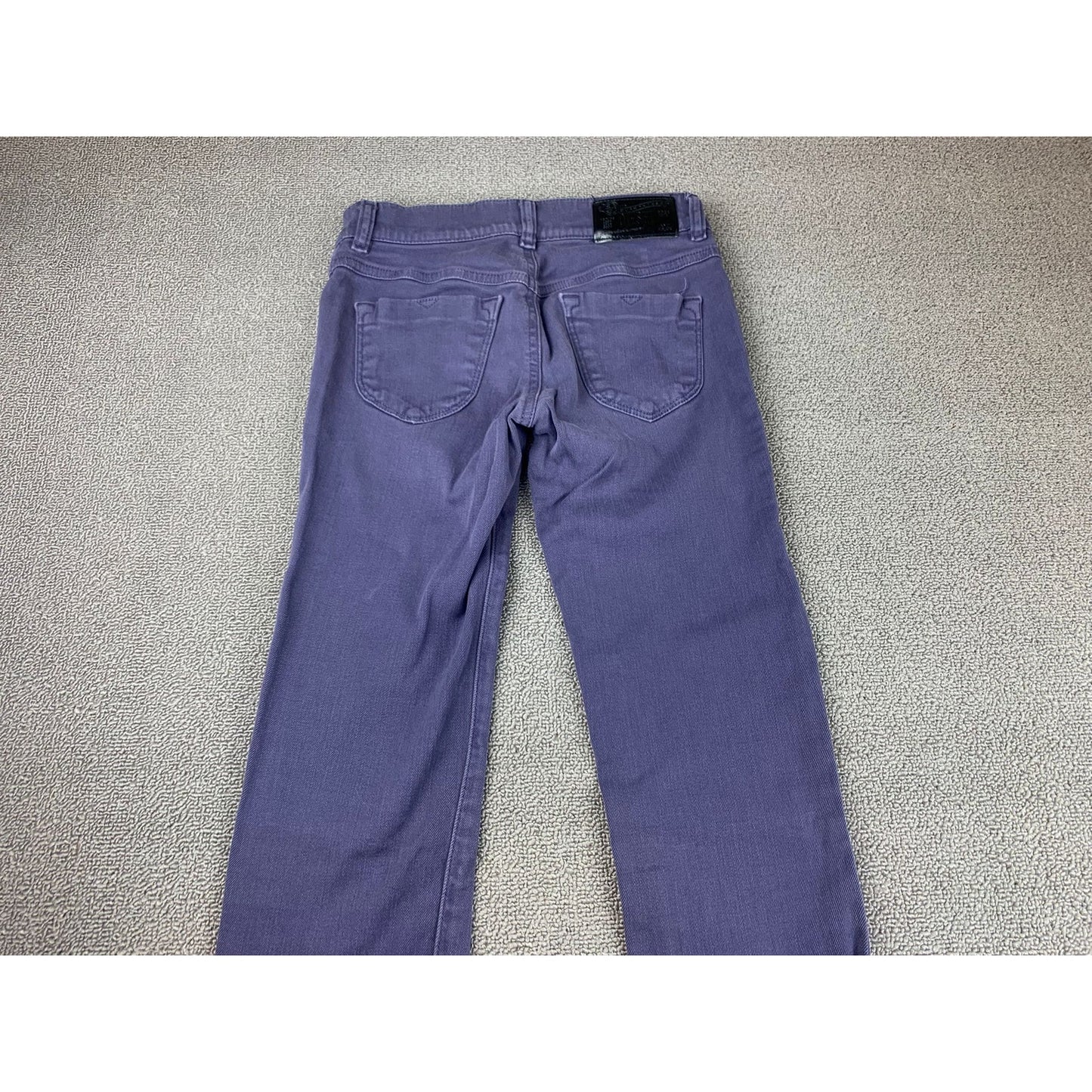 Diesel Livier Jegging Womens W25 Purple Super Slim Low Waist Stretch 0661V
