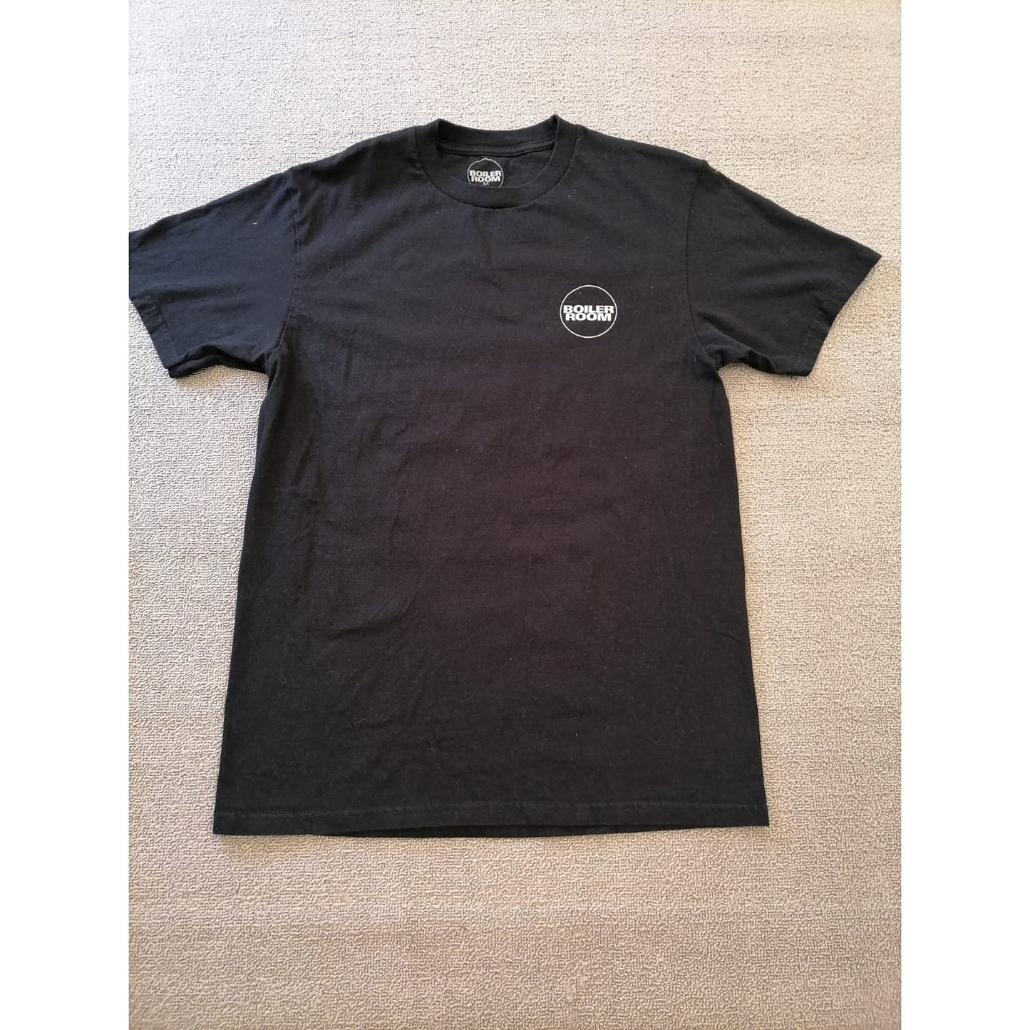 Boiler Room Men Medium Black T-shirt Iconic Music Culture Apparel for Her.