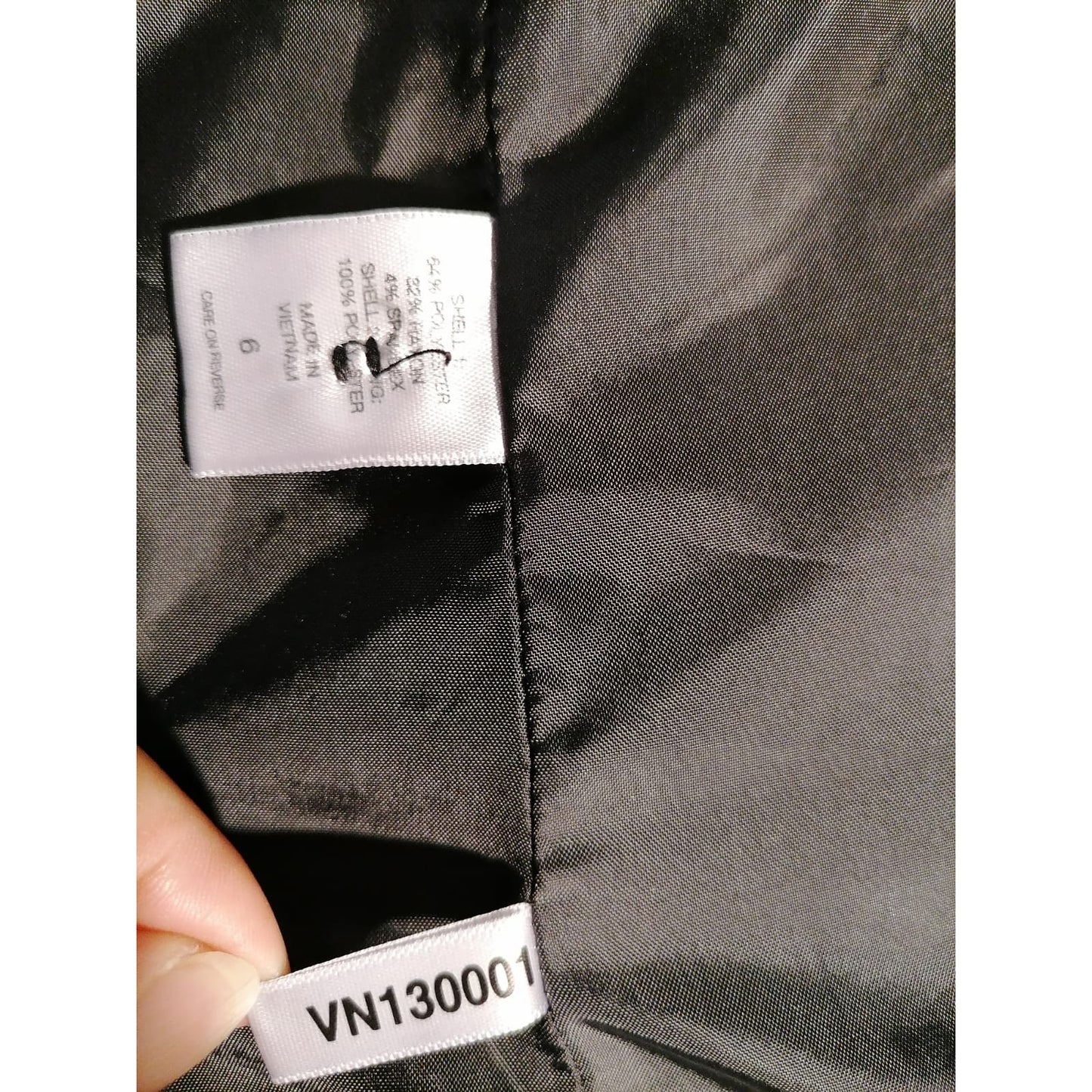 7th AVENUE DESIGN STUDIO 6 Female N Y & Co Black Workwear Button Front Vest