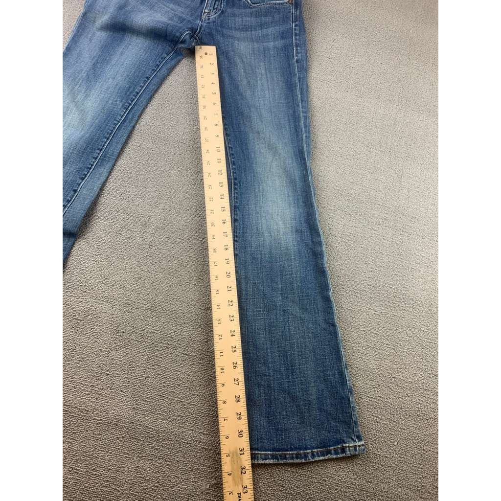 Y2K Rerock Express Jeans Women's 4 Regular Blue Bootcut Denim Pants