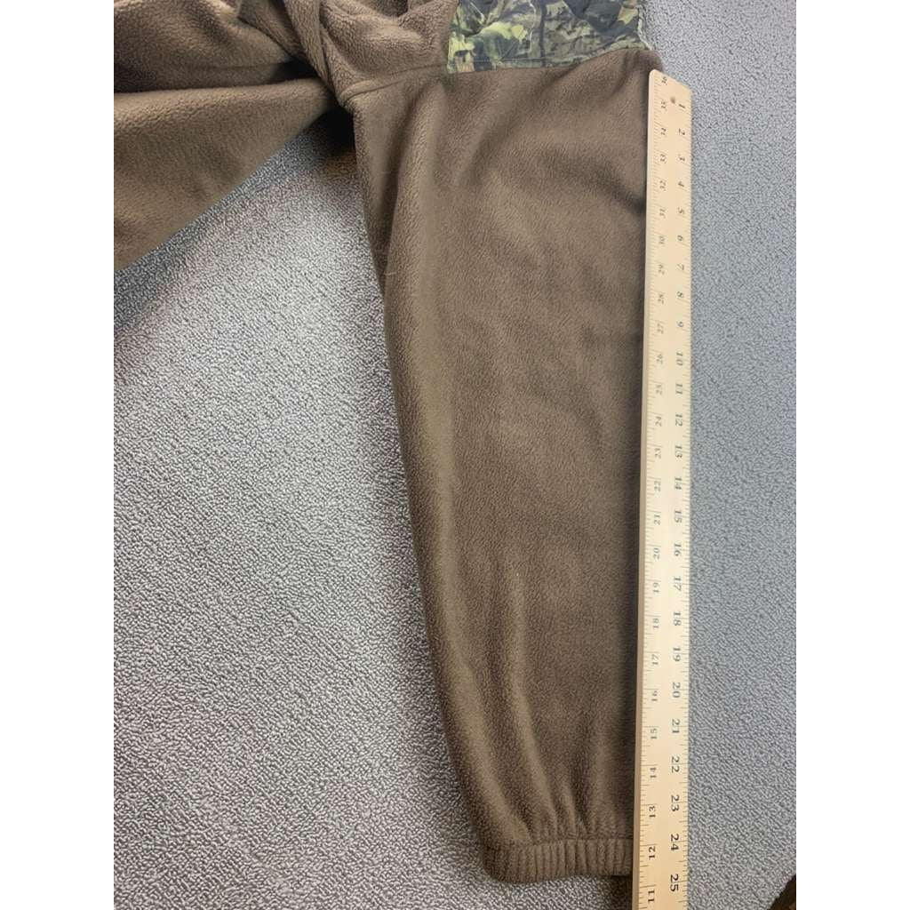 Sports Afield Jacket Camo Men's XL Full Zip Pockets Brown Woodland Hunting