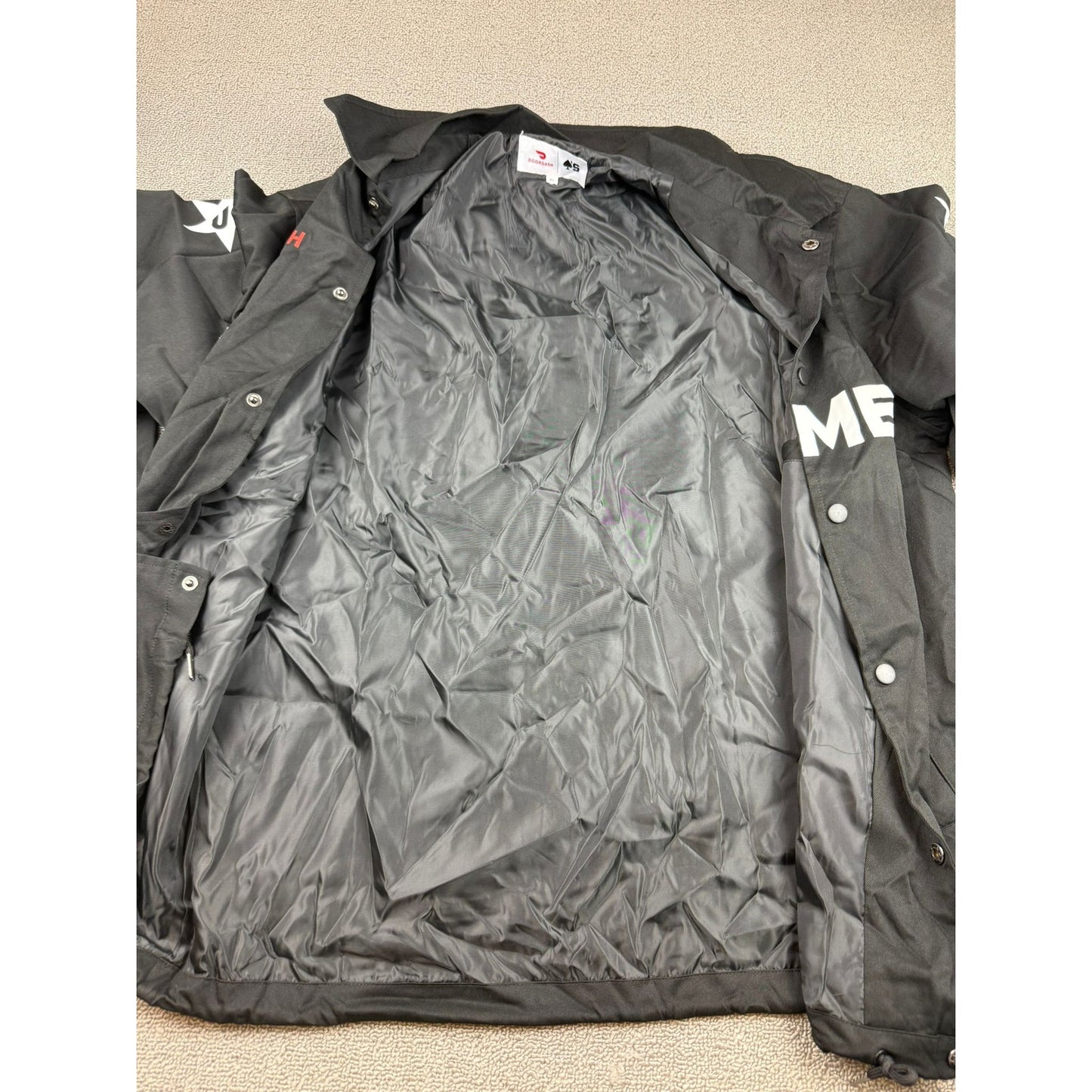 DoorDash Ace’s The Mecca NYC Coach Jacket Black XL