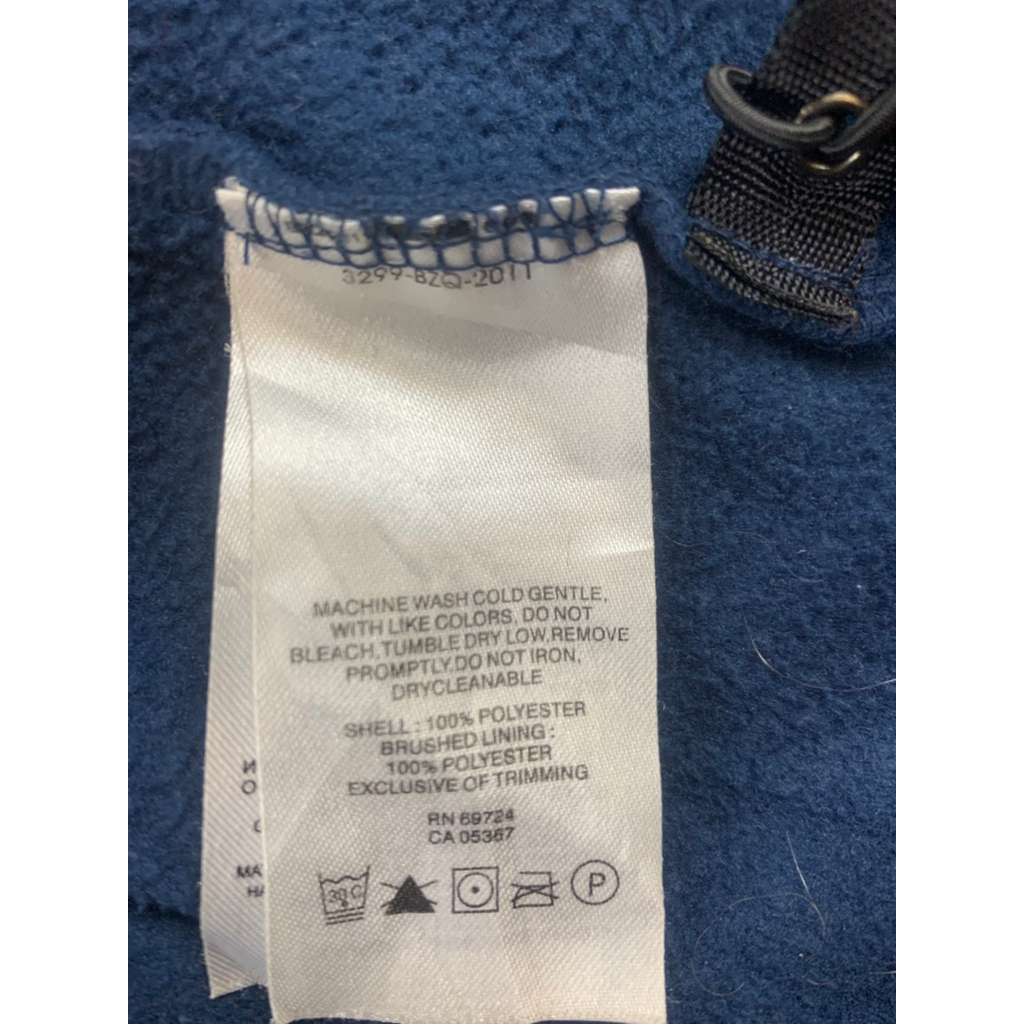 Columbia Men's Large Blue Sleeveless Full-Zip Outdoor Hiking Fleece Vest Jacket