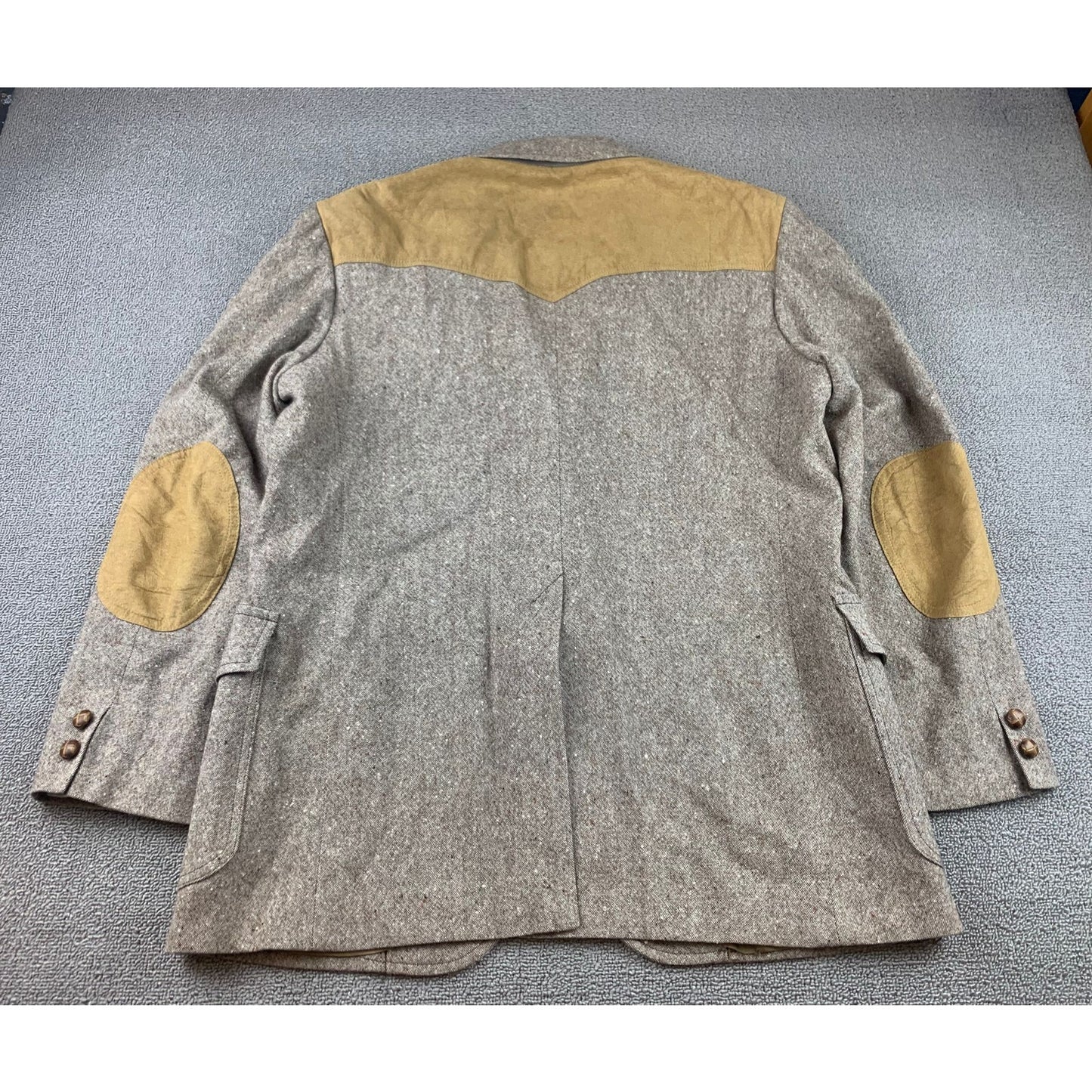 VTG Pendleton Mens High Grade Western Wear Wool Suede Sports Coat Jacket Size 44