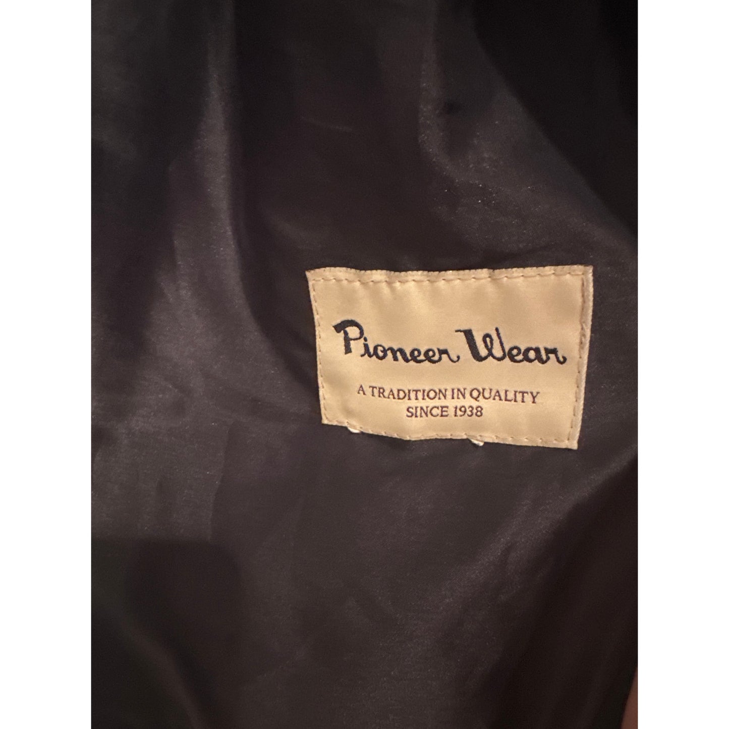 Vintage Pioneer Wear Suede Fringe Jacket – Size M- Western Boho Style
