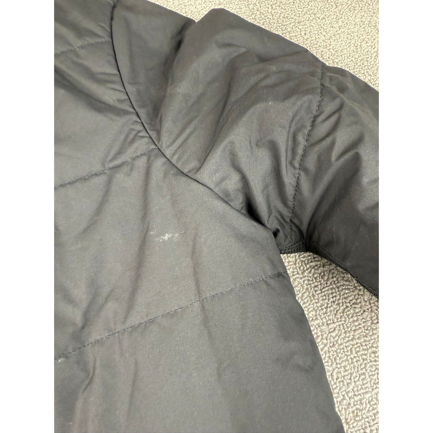 The North Face Women's Size Medium Black Fleece Hooded Puffer Jacket Reversable