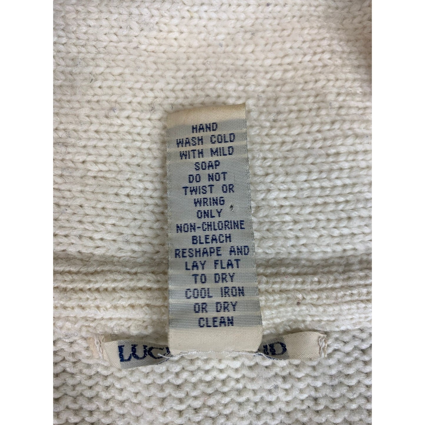 Lucky Brand Women Small White Multicolor Wool Blend Geometric Sweater Coat